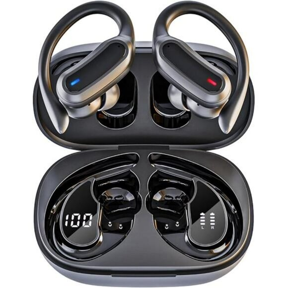 Bluetooth 5.4 Wireless Earbuds Noise Cancelling Waterproof Sport Headphones - Picture 7 of 7